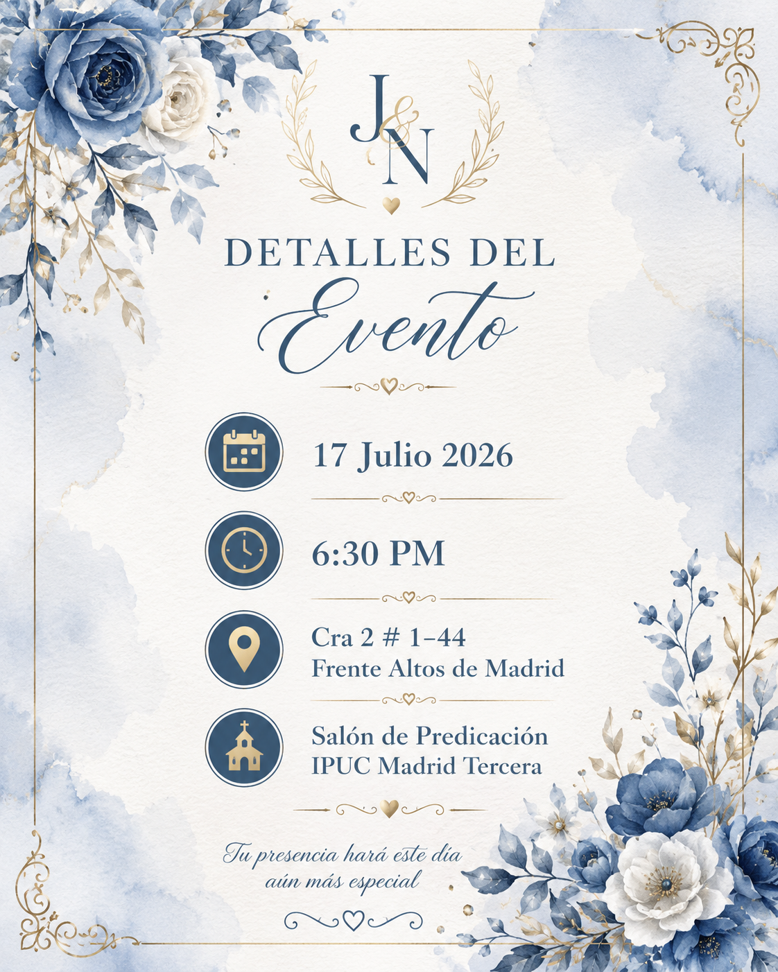 Detalles del Evento